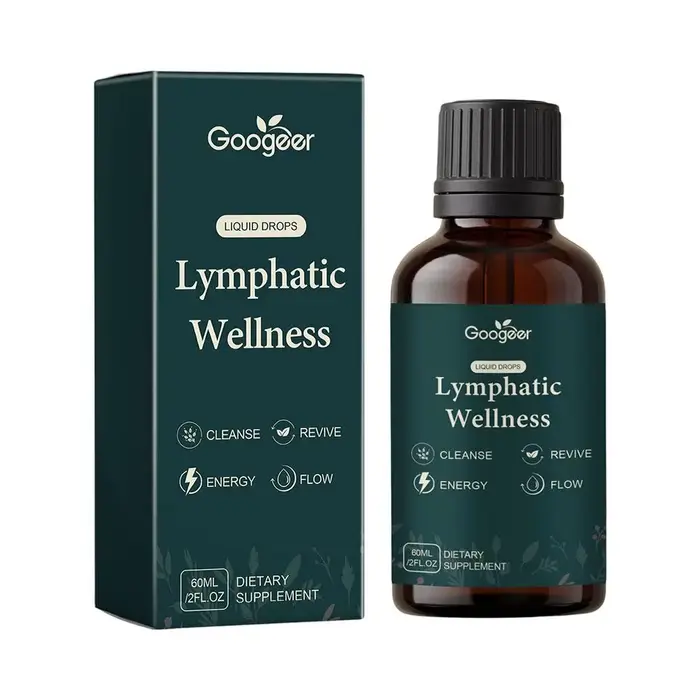 Gouttes liquides pour le bien-être lymphatique 60 ml, détoxification corporelle, soulagement de l'œd