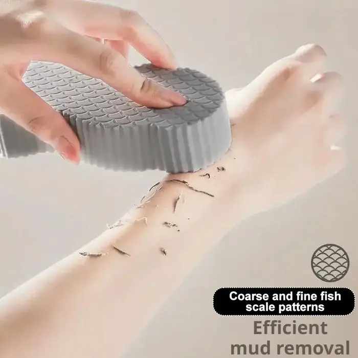Éponge exfoliante - Éponge de bain douce pour le corps
