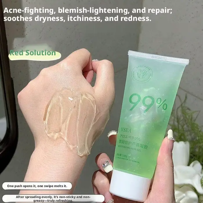 Gel d'aloe vera pour le visage et le corps