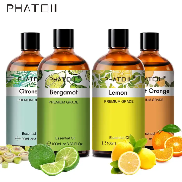 PHATOIL 100ml Huile essentielle d'aromathérapie végétale pour diffuseur