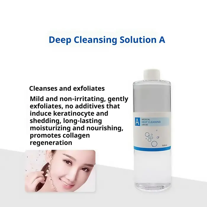Sérum exfoliant Hydra Aqua Facial 500ml pour machine de soin de beauté par dermabrasion, nettoyage e