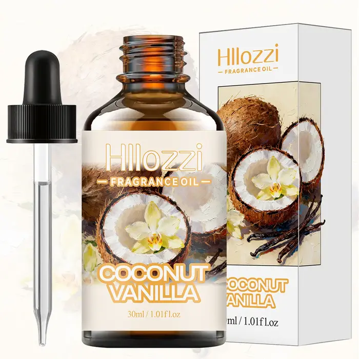 HUILE PARFUMÉE COCO VANILLE Adaptée aux soins du visage et du corps