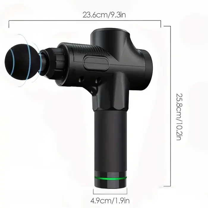 Pistolet de Massage électrique à 30 niveaux, appareil de relaxation musculaire profonde du Fascia, é