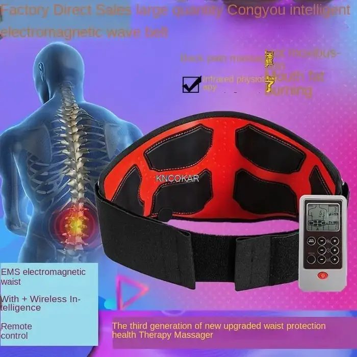 Ceinture de Énergie Amincissante à Chaleur Électrique, Épaisseur des Muscles Abdominaux, Acupuncture