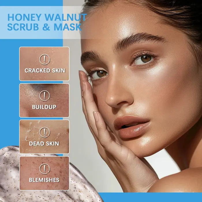 Gommage du visage et masque exfoliant