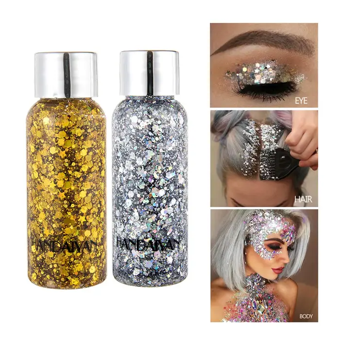 Lotion pour le corps à paillettes diamant