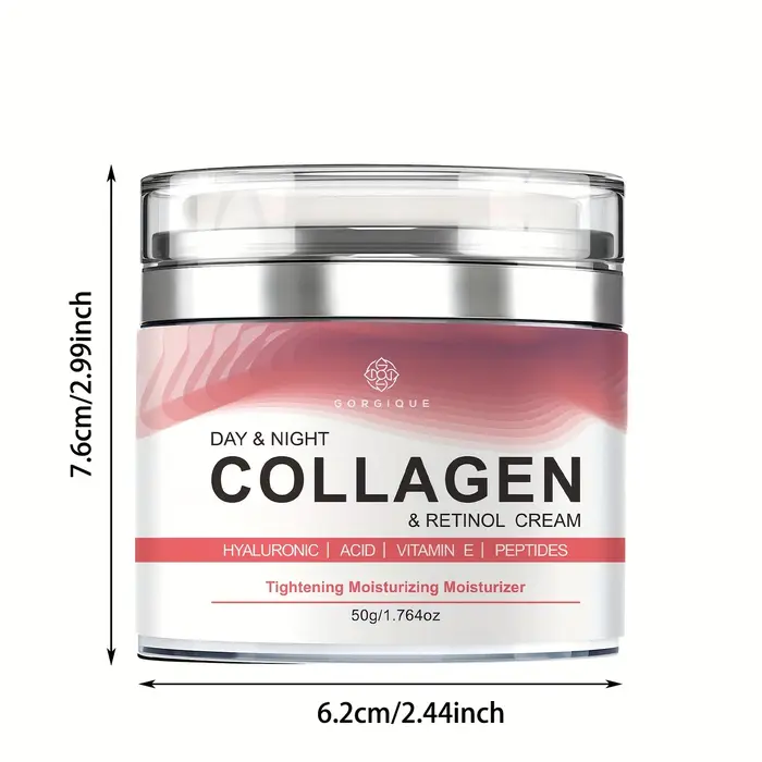 Crème au collagène pour le visage au rétinol et à l'acide hyaluronique, soin de la peau Anti-âge au 