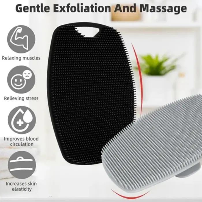 Brosse exfoliante en Silicone souple