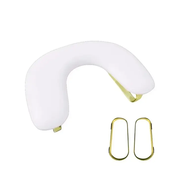 Coussin repose-bras en forme de U pour manucure avec support de téléphone inclinable
