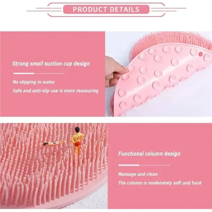 Lavez la brosse pour les pieds
