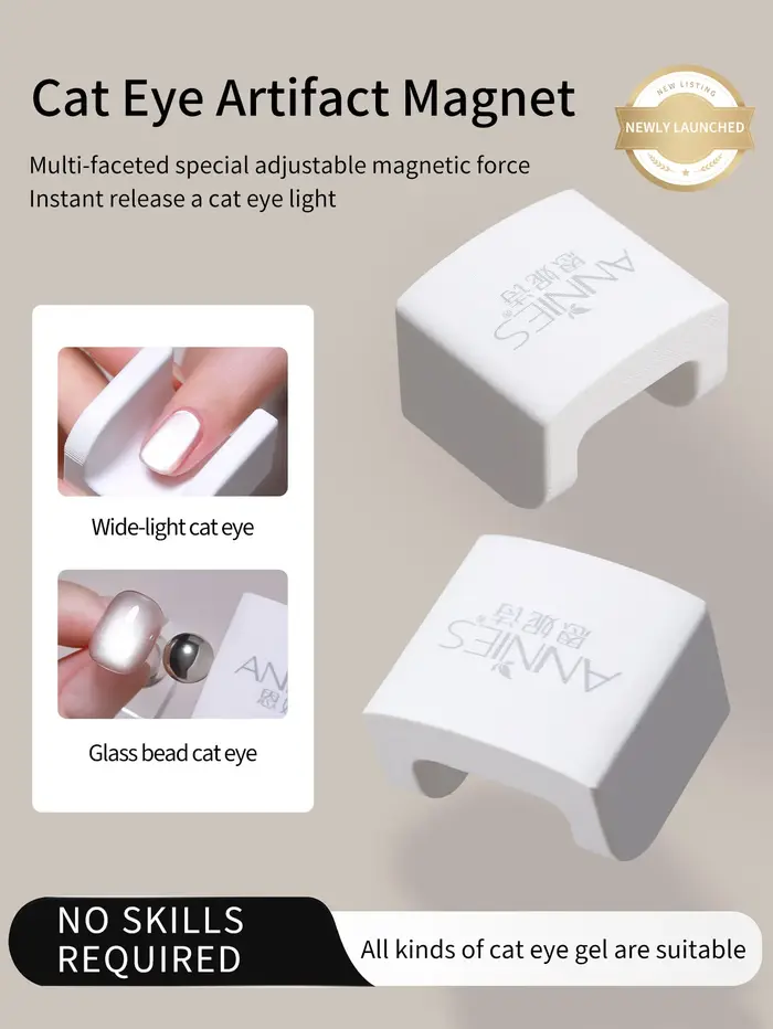 Eyeliner œil de chat automatique pour Nail Art, multifonctionnel, Super puissant, large aimant œil d