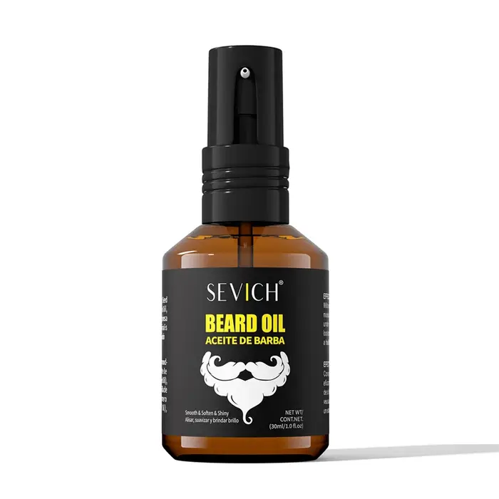 Huile de Romarin pour la Croissance de la Barbe pour Homme, Produit de Repousse Rapide, Épaississant