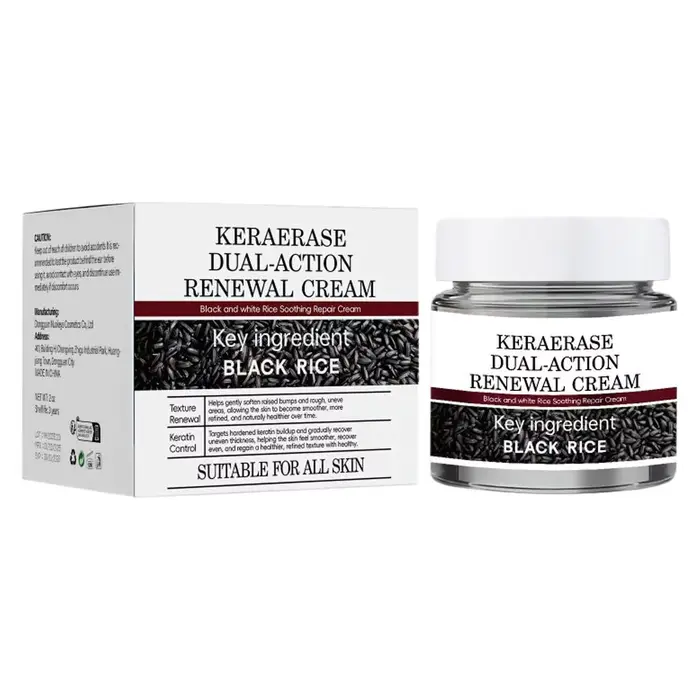 Crème hydratante à l'extrait de riz noir pour peaux sensibles, réparation en profondeur, amélioratio