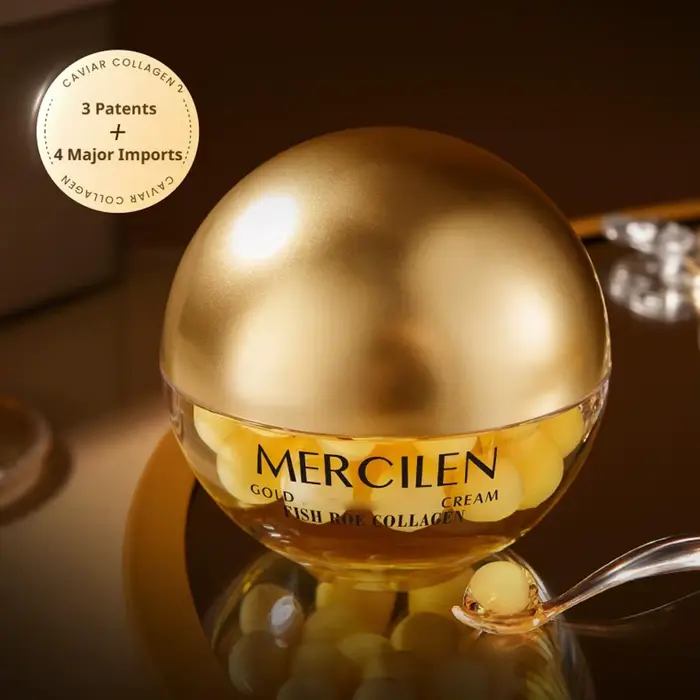 Crème hydratante au collagène et à l'or qui pénètre profondément dans la couche basale de la peau