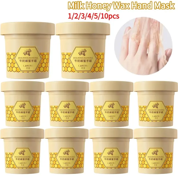 Cire pour les mains au lait au miel