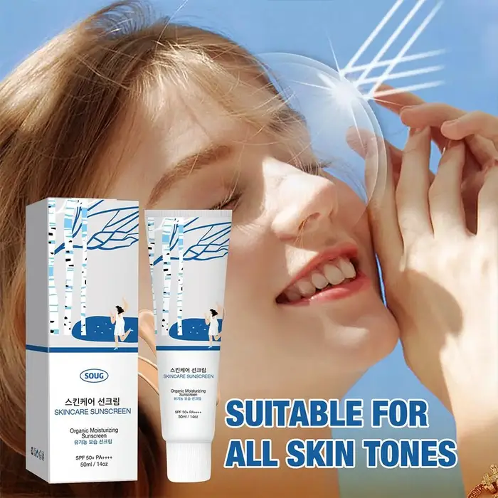 Crème solaire au collagène SOUG SPF50+ PA++++ hydratante