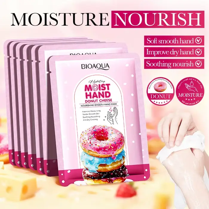 5 paires BIOAQUA masque pour les mains hydratant blanchissant anti-âge Anti-rides exfoliant gants