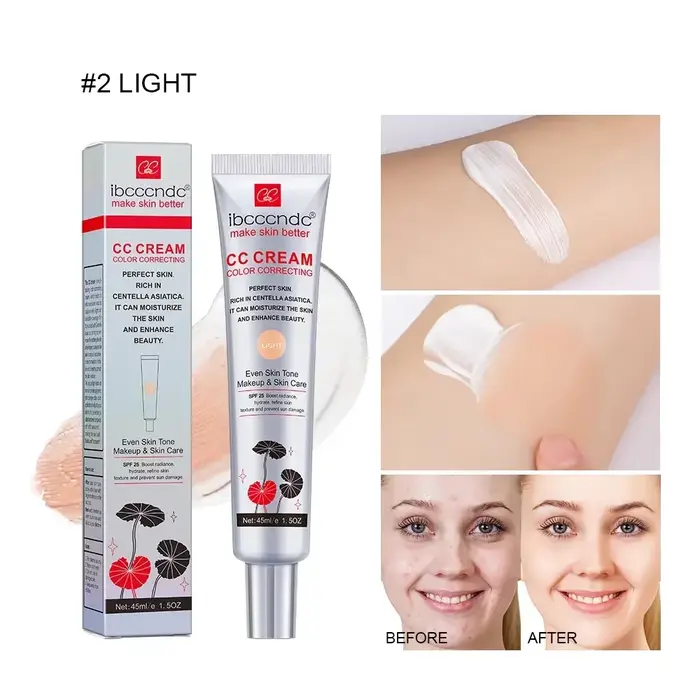 CC crème hydratante imperméable Anti-transpiration maquillage avant correcteur durable femmes maquil