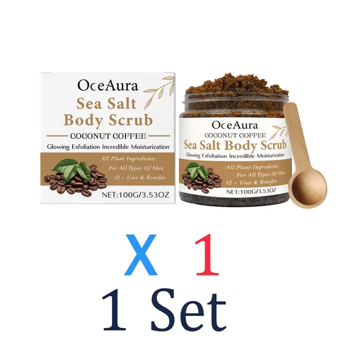 Gommage corporel au café et à la noix de coco, exfoliant pour peaux mortes et sèches, soin lissant p