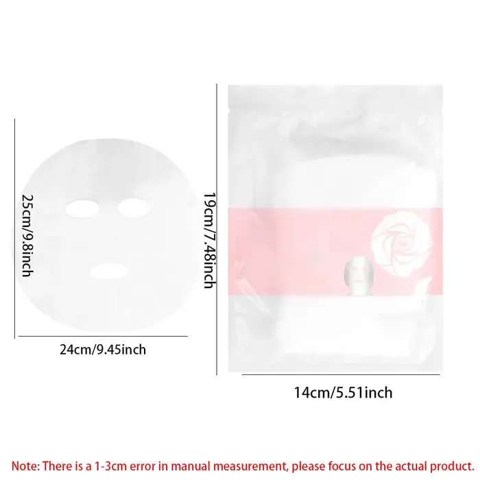 200/500 feuilles masque Facial Transparent hydratant