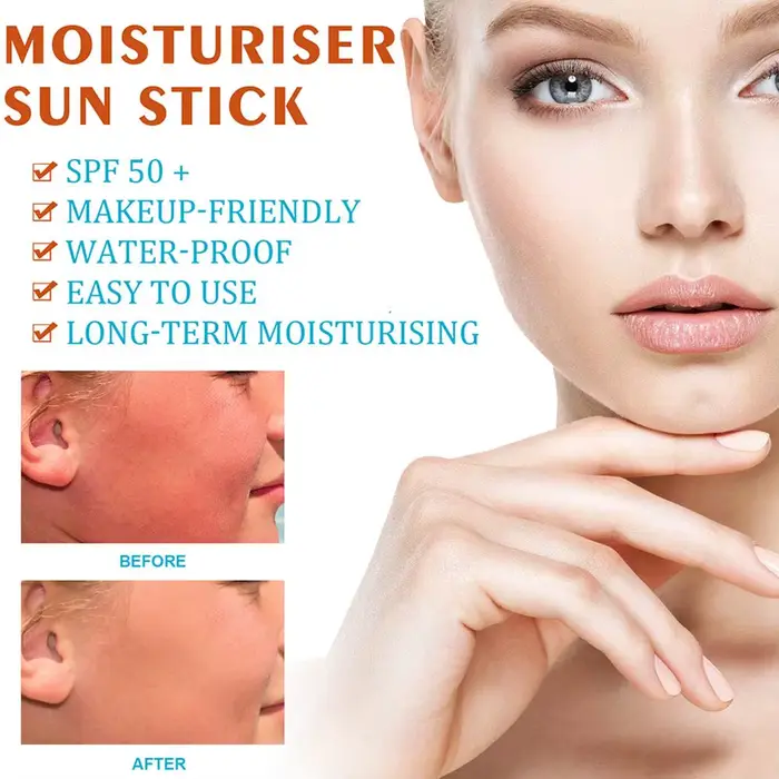Crème solaire bâton SPF 50 + protection UV Anti-oxydant bloc