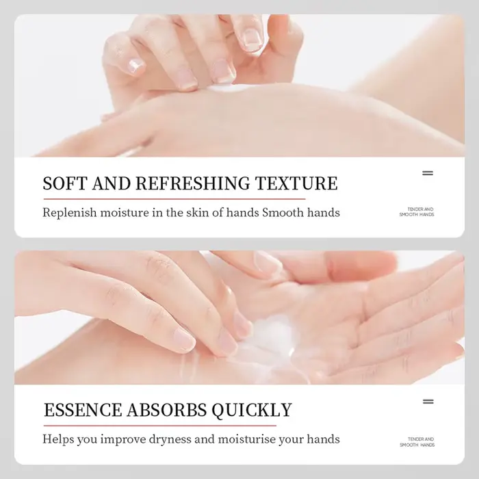 1/2 pièces SADOER Niacinamide arbutine crème pour les mains hydratant Non gras nourrissant Anti fissure sèche