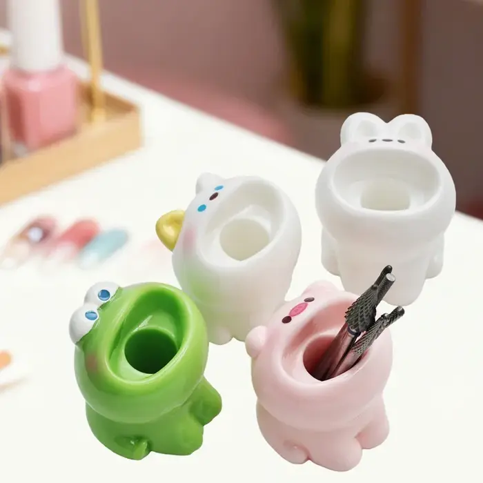 Porte-embout de tête de meulage pour Nail Art mignon, forets à ongles, support de manucure, mallette