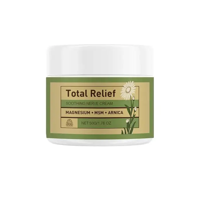 Crème apaisante au magnésium, extrait de plantes naturelles, lotion pour le corps, hydratation inten