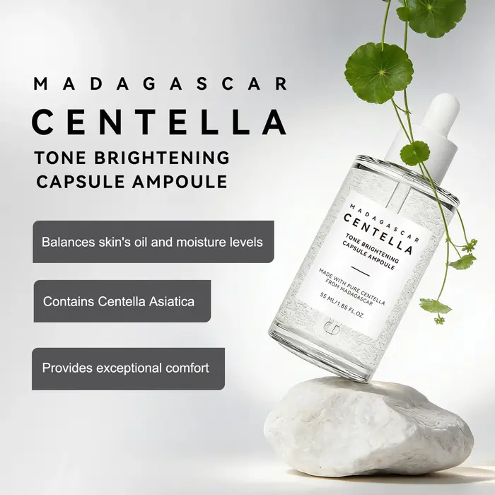 Ampoule éclaircissante Skin Tone Perfector 55ml - Sérum à la Centella et à la Niacinamide