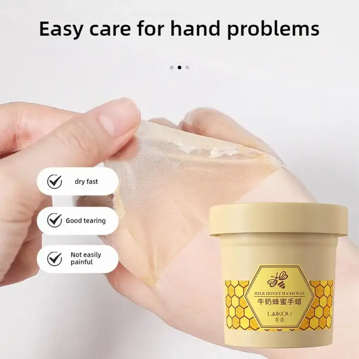 Cire pour les mains au lait au miel