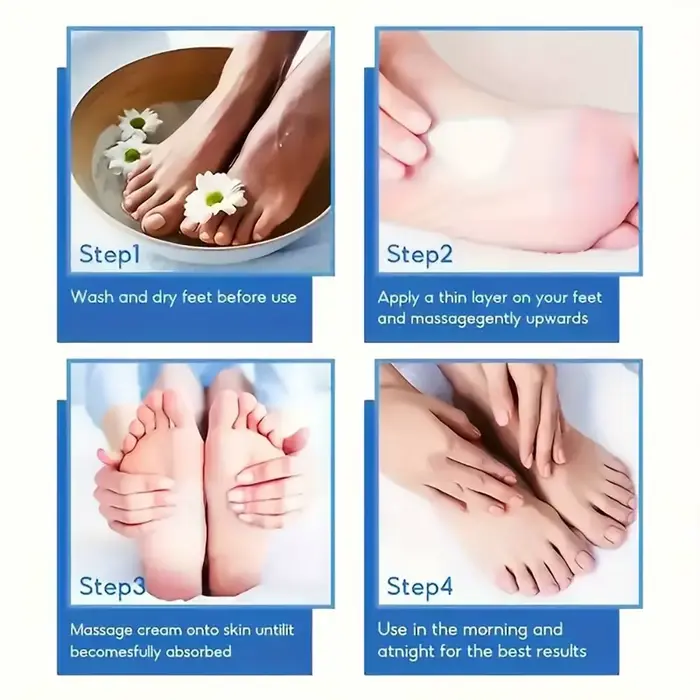 SUYARUN Crème pour les pieds à l'urée 60 % pour talons craquelés et peau sèche - Traitement hydratant intensif