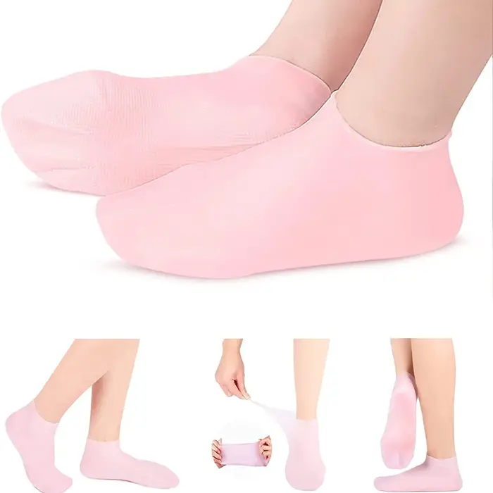 Chaussettes hydratantes en Silicone