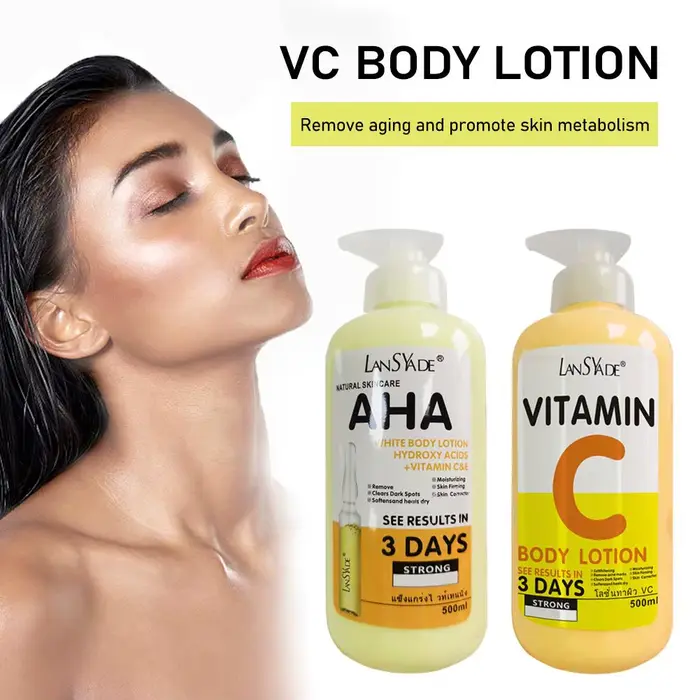 Lotion corporelle éclaircissante AHA 500ml