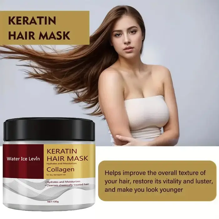 Masque capillaire au collagène et à la kératine
