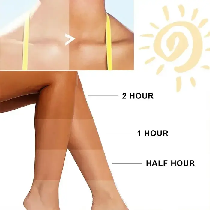 Crème Bronzante Visage et Corps Longue Durée – Autobronzant Naturel Nourrissant Protecteur Anti-UV # 01