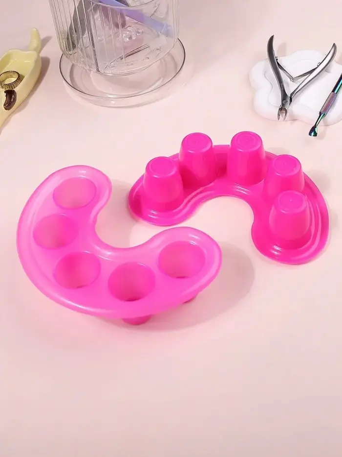 1/2 PIÈCES Bol de trempage pour le lavage des mains et le retrait de vernis à ongles