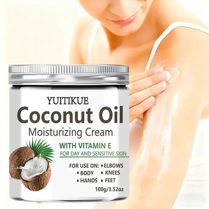 Crème hydratante à l'huile de coco YUITIKUE 100g