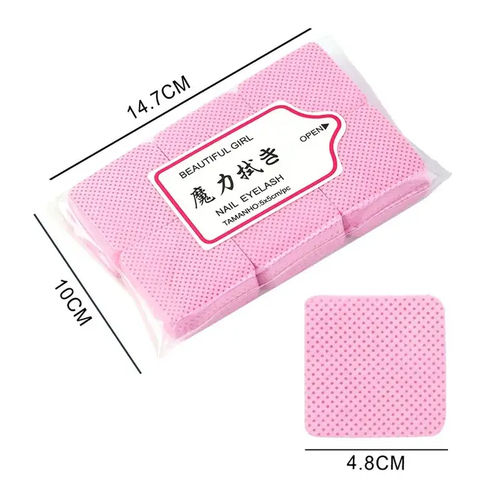 Lingettes pour ongles non pelucheuses, 300 pièces, équipement pour ongles, tampons en coton, serviet