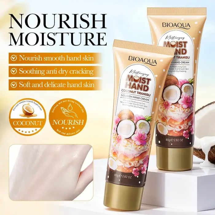 80g ﻿ BIOAQUA crème hydratante pour les mains
