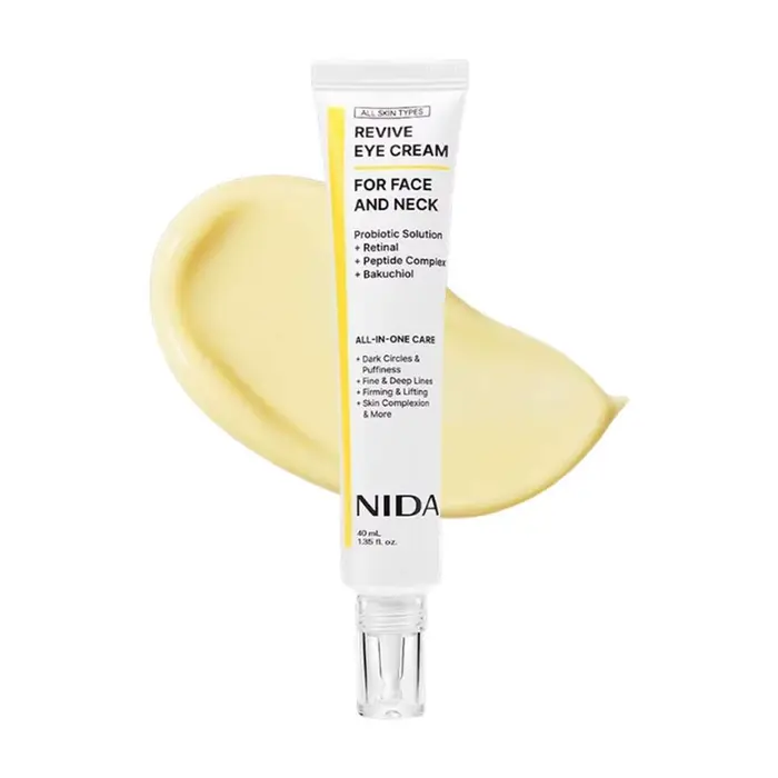 Sérum facial régénérant au peptide de propolis NIDA, crème hydratante ultime, crème pour les yeux au