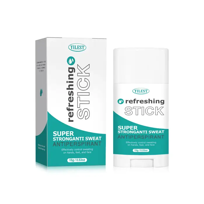 Bâton anti-transpiration super résistant 15g - 48H Protection anti-transpiration pour les aisselles,