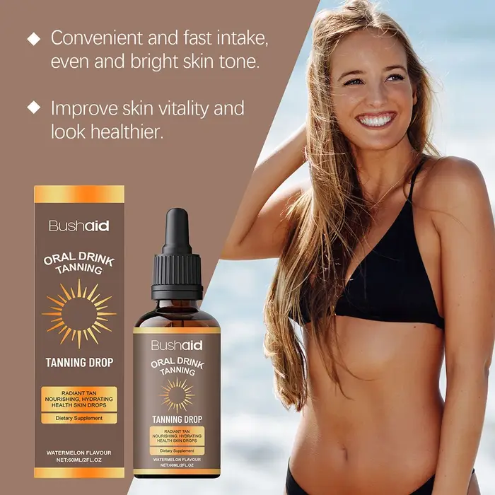Gouttes de bronzage pastèque