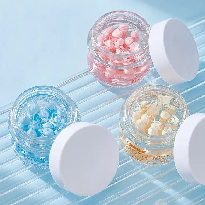 Crème hydratante pour le visage à base de protéines de collagène