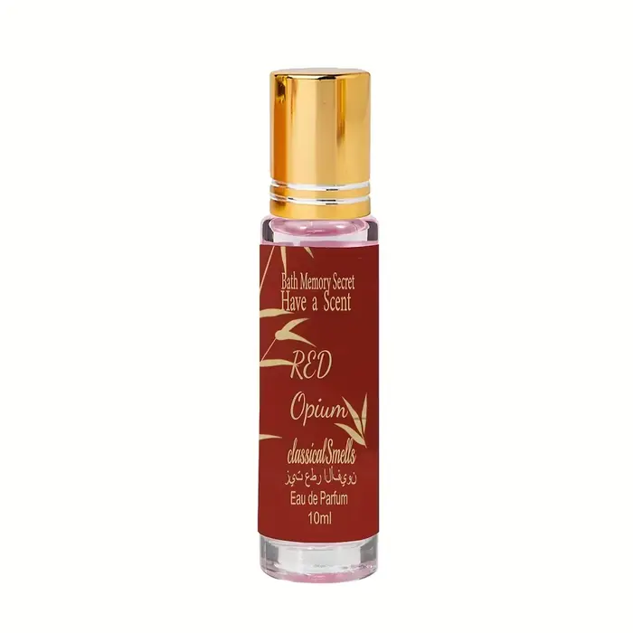 Huile Essentielle Parfumée Red Opium pour Femme, Vanille Musquée, Parfum Longue Durée, Cadeau Indisp
