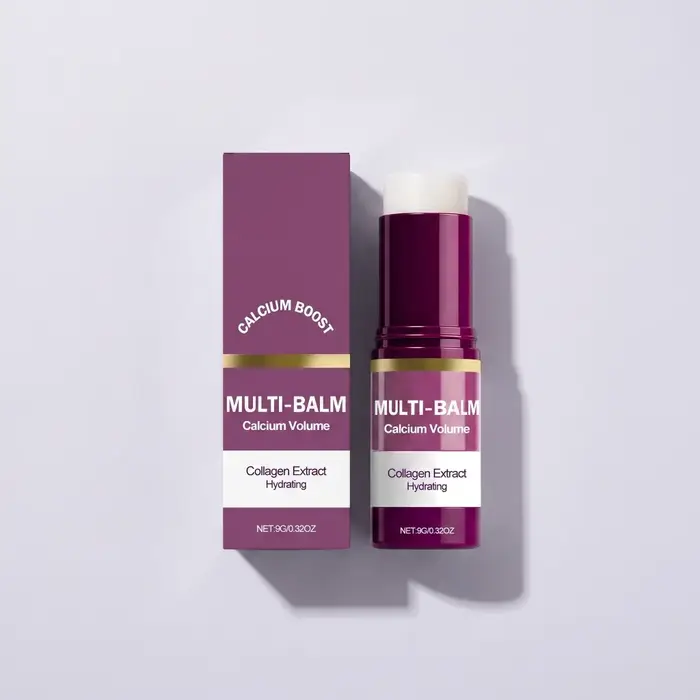 Stick multi-baume au collagène, enrichi en calcium, hydratant pour les zones sèches et squameuses, p