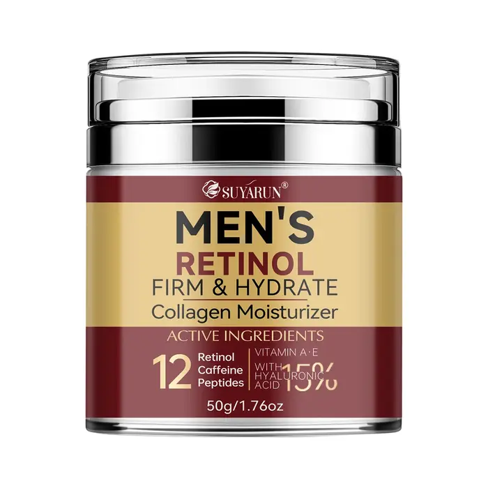 Crème pour le visage pour hommes au collagène et au rétinol – Anti-âge