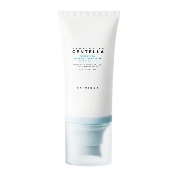 Sérum solaire hydratant SKIN1004 Centella Hyalu-Cica Water-Fit SPF50, écran solaire coréen apaisant 