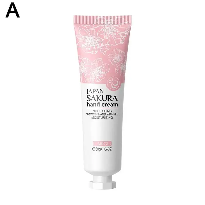 Sakura crème pour les mains adoucir la peau nourrir hydratant Anti-séchage réparation en profondeur 