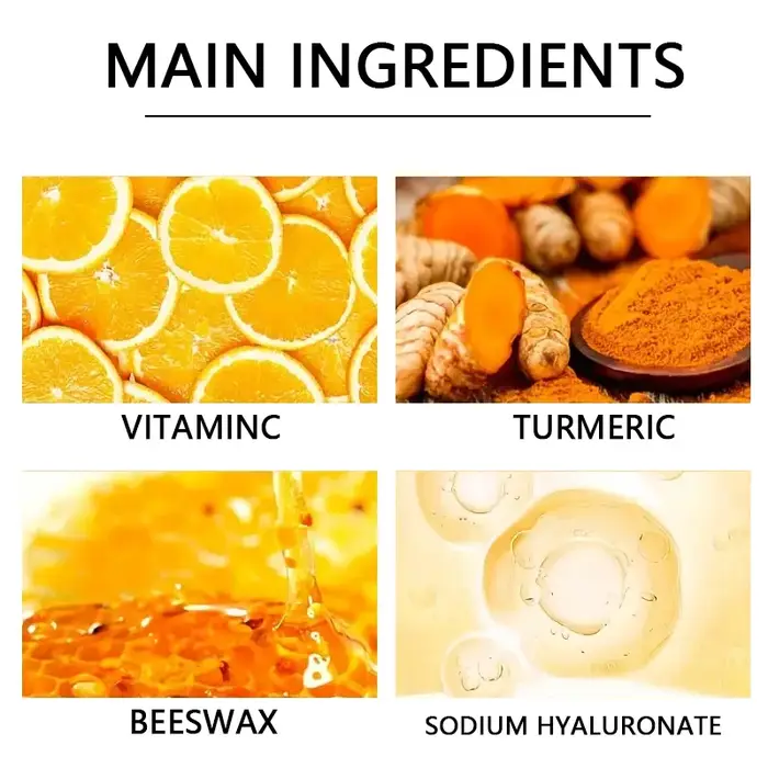 Masque à la cire pour les mains à la vitamine c et au curcuma