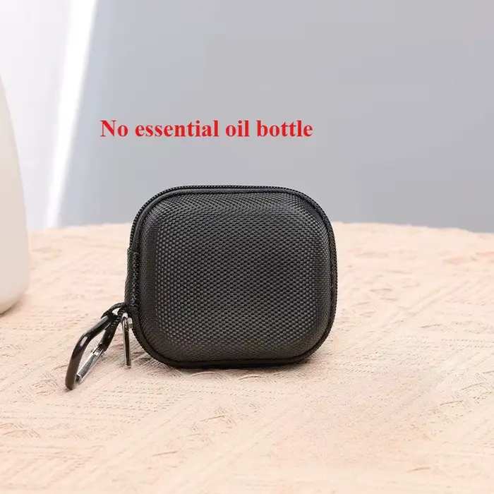 Mini 6 bouteilles de boîte d'huile essentielle, sac de collecte d'huile essentielle de 5 ml, coque r
